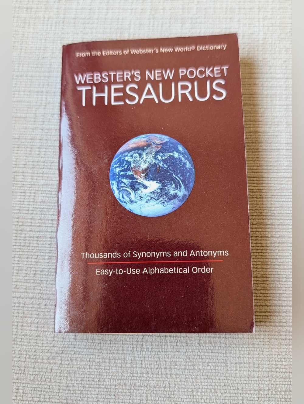Webster's New Pocket Thesaurus